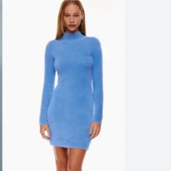 Aritzia Sunday Best White Milan Sweater Dress Mini - Picture 2 of 6